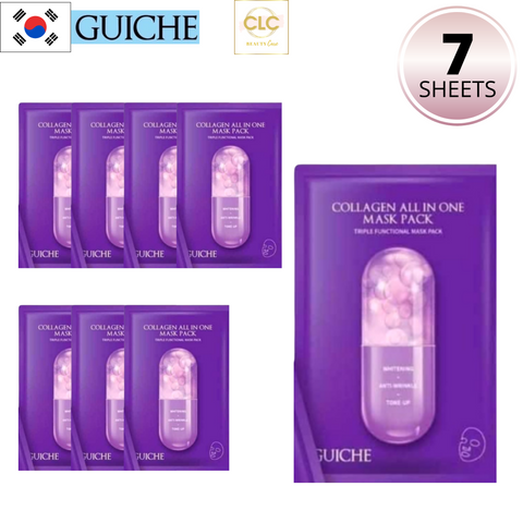 Mặt Nạ Vitamin Tổng Hợp Guiche Collagen All In One Mask Pack - 1 Hộp 7 Masks