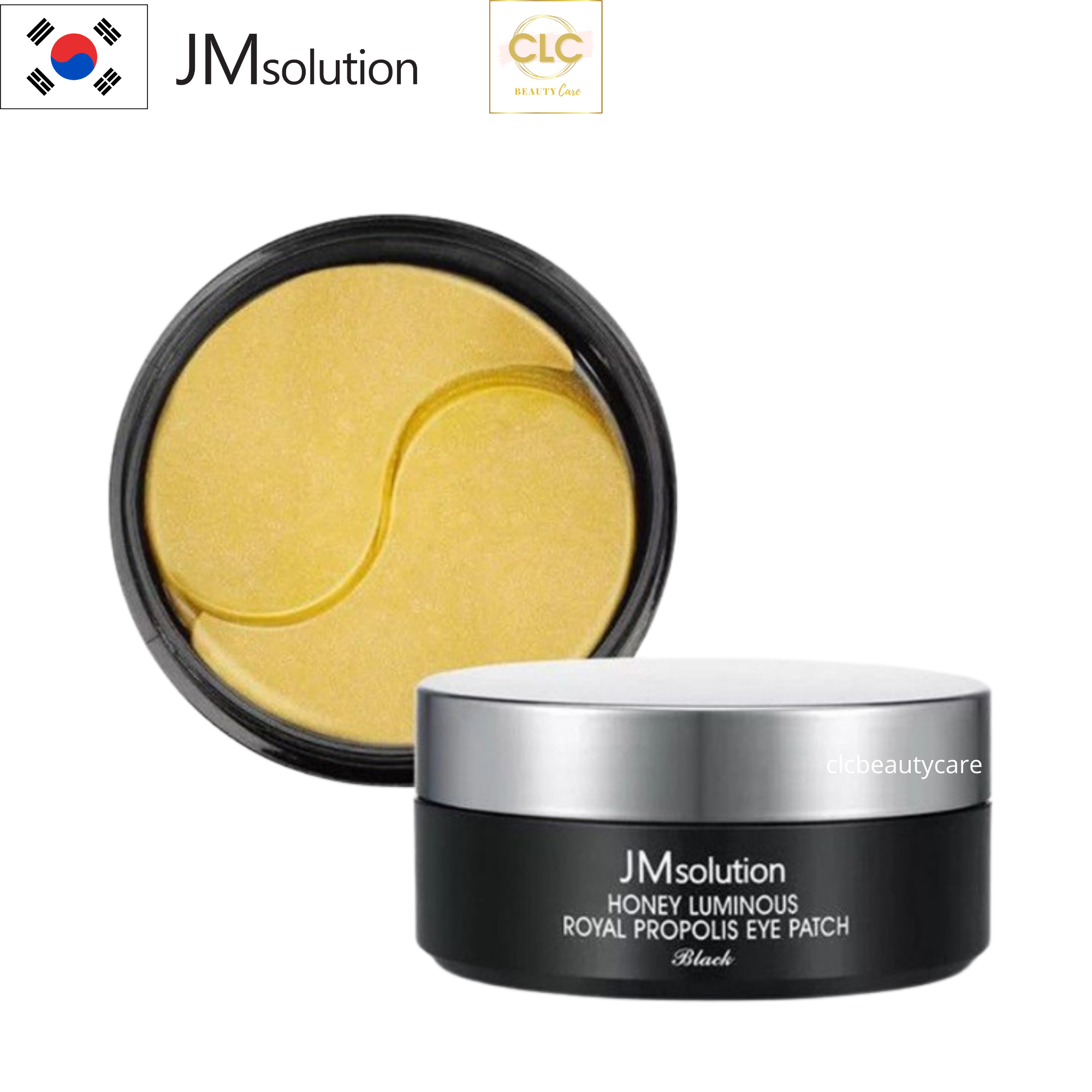 Mặt nạ mắt JM Solution Honey Luminous Royal Propolis Eye Patch Black Hàn Quốc - 60 Miếng