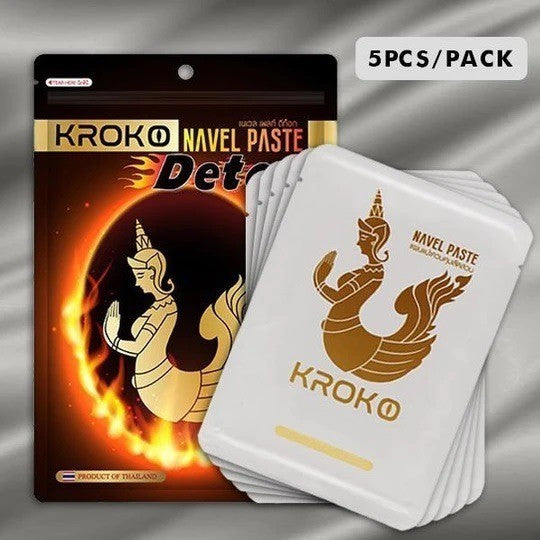 [Combo] Miếng dán tan mỡ bụng Kroko Navel Paste Detox - Viên Uống Giảm Cân Rau Củ Quả Precious Skin Primme DTX Dietary Supplement 60 viên