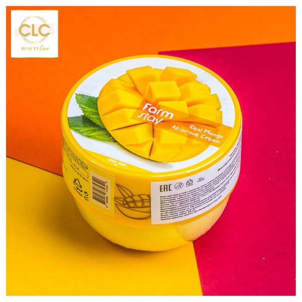 Kem dưỡng ẩm da toàn thân cho gia đình Farm Stay Real Mango All-In-One Cream 300ml