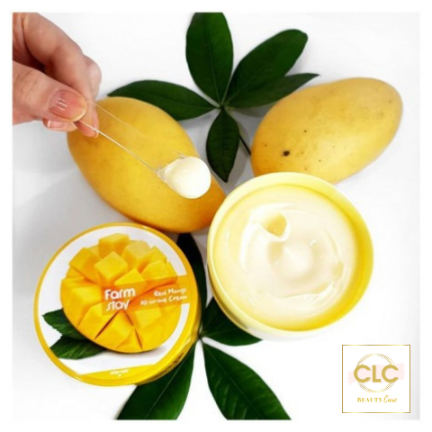 Kem dưỡng ẩm da toàn thân cho gia đình Farm Stay Real Mango All-In-One Cream 300ml