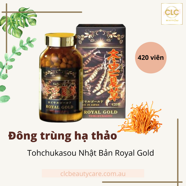 Đông trùng hạ thảo Tohchukasou Nhật Bản Royal Gold 420 viên