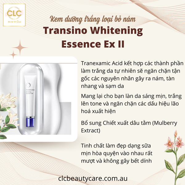 Kem dưỡng trắng loại bỏ nám Nhật Bản Transino Whitening Essence Ex II 30g