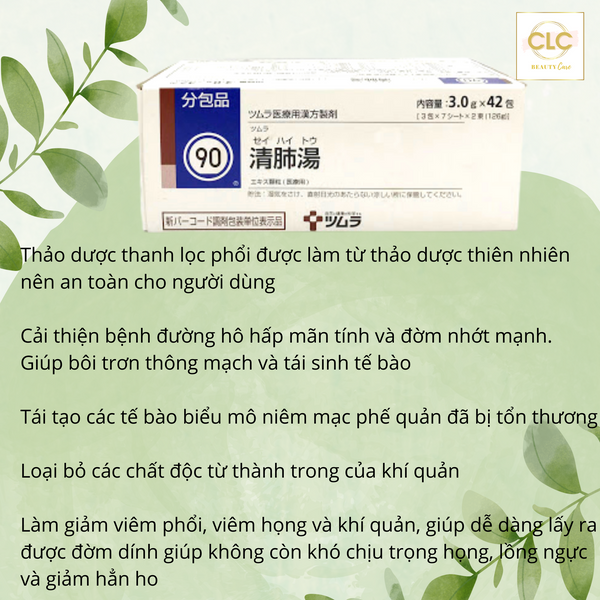 Thảo Dược Lọc phổi Tsumura Seihaito 3g x 42